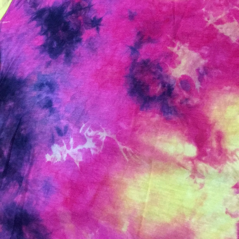 Cropped tie-dyed shirt - Picture 2 of 2